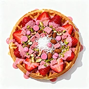 Çilekli Waffle