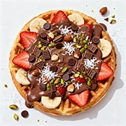 Sütlü Çikolatalı Waffle